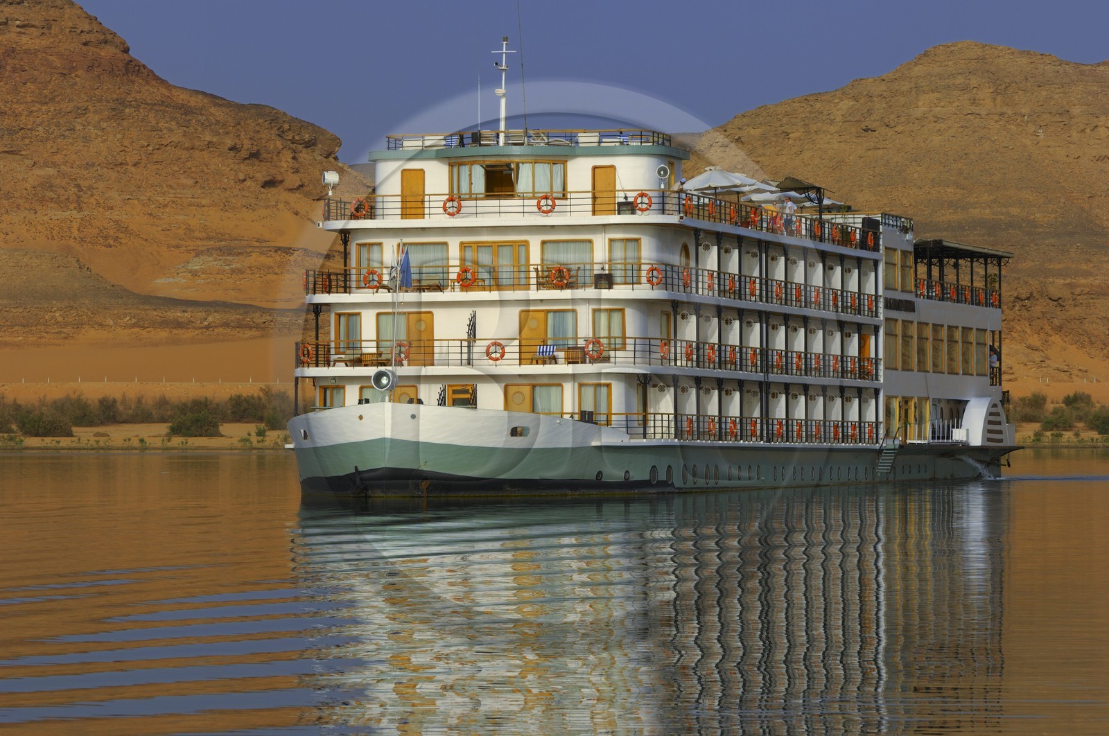 Egypte, Haute Egypte, Nubie, Lac Nasser, croisière sur le lac à bord du bateau Qasr Ibrim