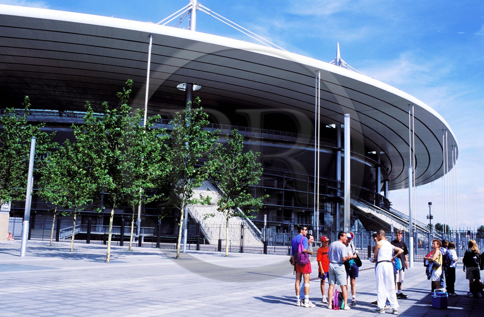France, Seine Saint Denis, Saint Denis, Stade de France (stadium) by architects Michel Macary, Aymeric Zublena, Michel Regembal and Claude Costantini