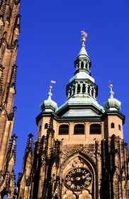 République Tchèque, Prague, la cathédrale Saint Guy au coeur du château
