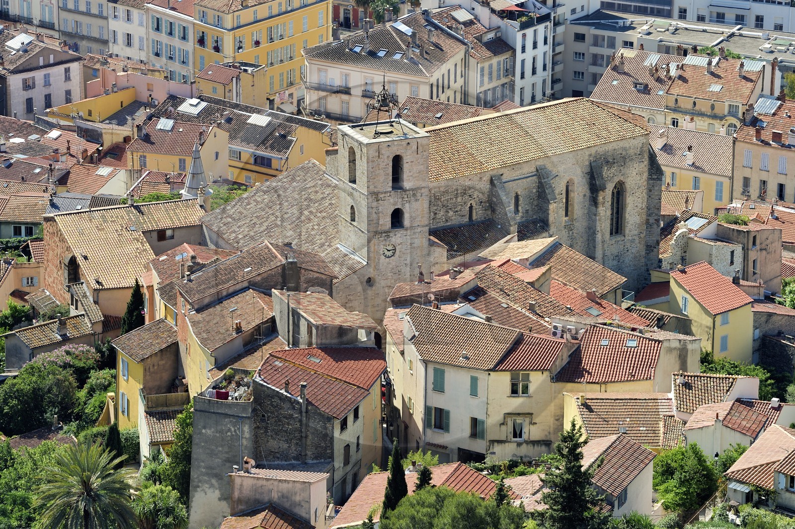 France, Var (83), Hyères, la Collégiale Saint-Paul dans la vieille ville