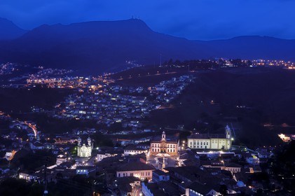 Brazil, Minas Gerais state, Ouro Preto, historical center listed as World Heritage by UNESCO, general view (Gold Route, Estrada Real)