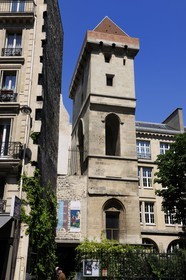 France, Paris, the Jean-sans-Peur tower was part of the Hôtel de Bourgogne (palace of the Dukes of Burgundy), built in the 15th century on the Philippe Auguste's surrounding wall