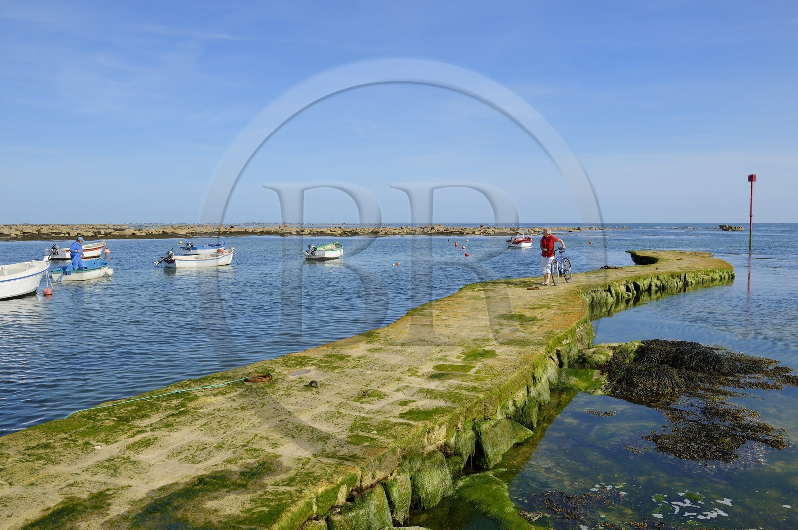 France, Finistère (29), Penmarc'h, Pointe de Penmarch, port Saint-Pierre