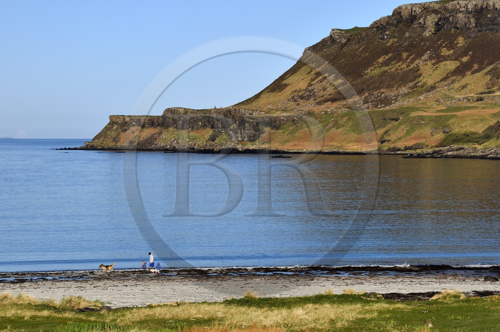 Royaume-Uni, Ecosse, Highland, Hébrides intérieures, Ile de Mull, plage de la Baie de Calgary
