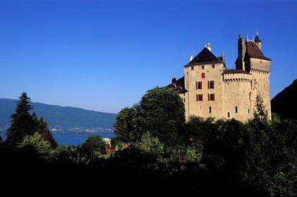 France, Haute Savoie, Menthon Saint Bernard, Castle of Menthon (Annecy lake)