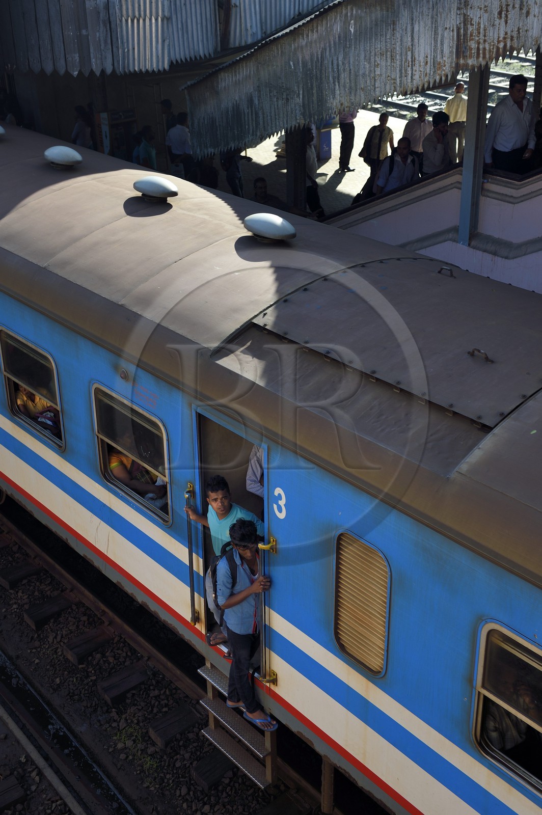 Sri Lanka, Colombo, Maradana train station