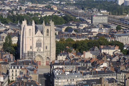 France, Loire-Atlantique (44), Nantes, la cathédrale Saint-Pierre et Saint-Paul