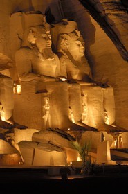Egypt, Upper Egypt, Nubia, Abu Simbel, site listed as World Heritage by UNESCO, Ramesses II Temple