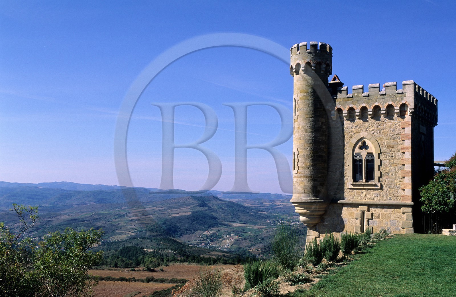 France, Aude (11), Rennes-le-château, la tour Magdala dans le domaine de l'abbé Bérenger Saunière