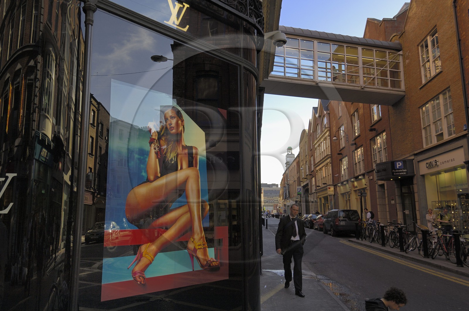 Irlande, Dublin, rue commercante du centre ville