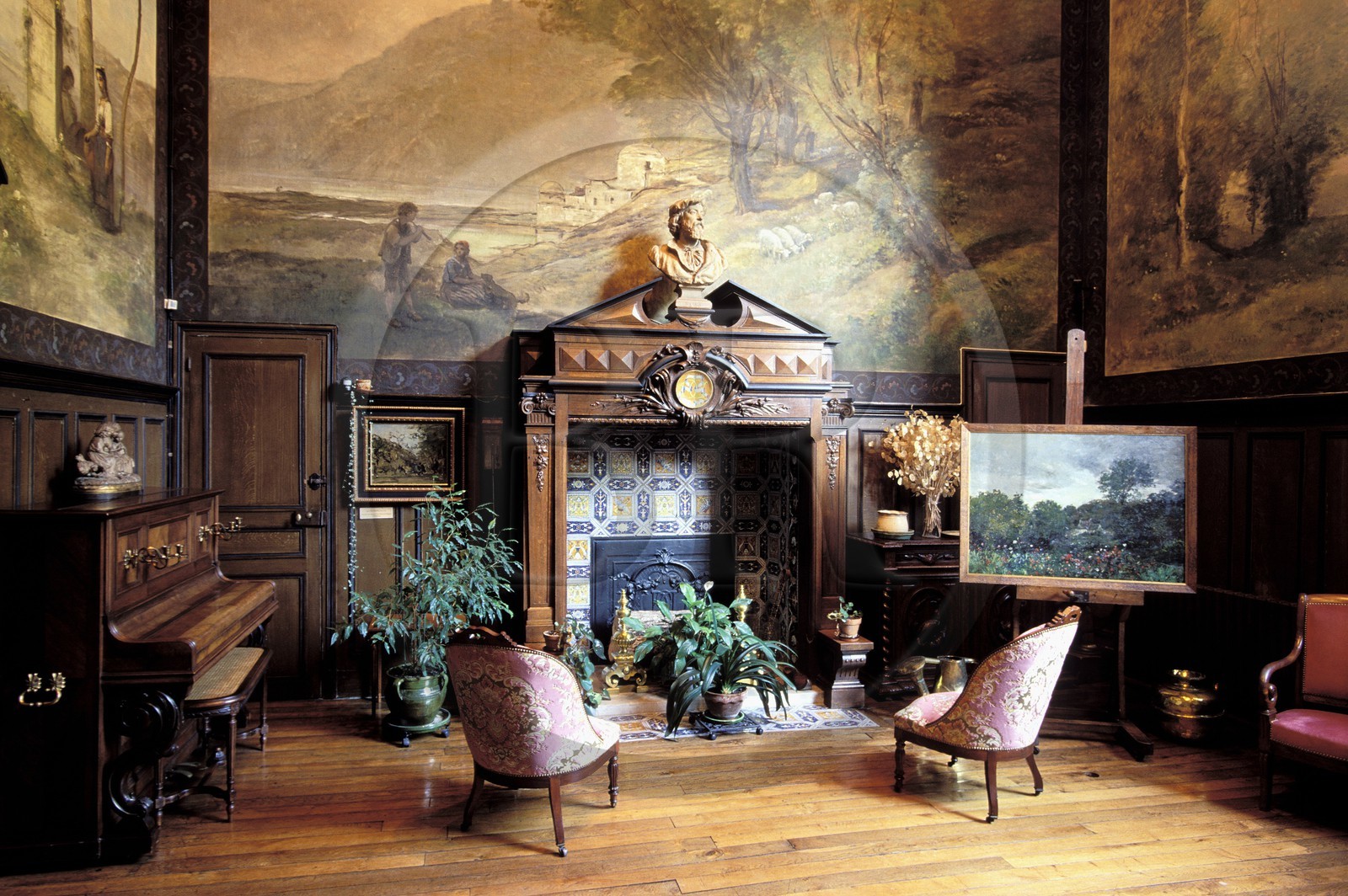 France, Val d'Oise, French Vexin natural regional park, Auvers sur Oise, studio house of the painter Daubigny