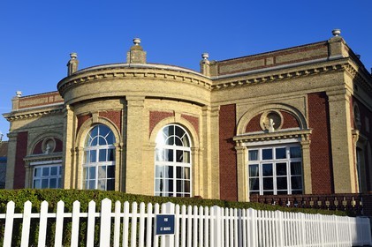 France, Calvados, Pays d'Auge, Deauville, Villa Le Cercle built in the Belle Epoque