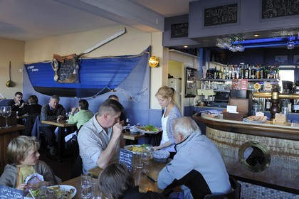 France, Seine-Maritime (76), quartier du Pollet, restaurant Le Turbo