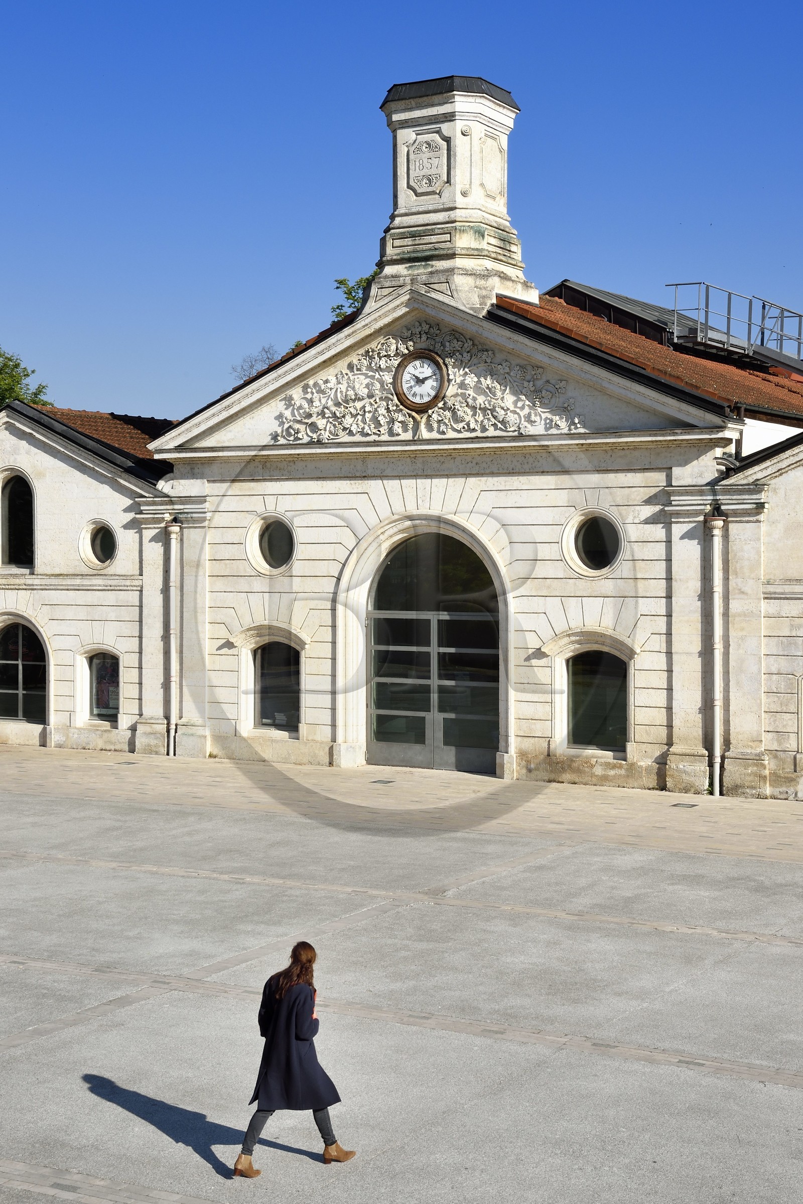 France, Charente (16), Angoulême, Cité internationale de la bande dessinée et de l’image (CIBDI), le musée de la BD dans les anciens chais Magélis
