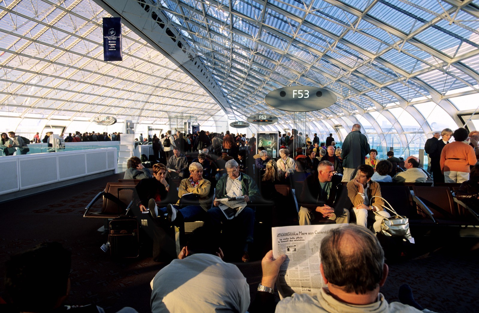 France, Val d'Oise, Roissy II airport, F terminal