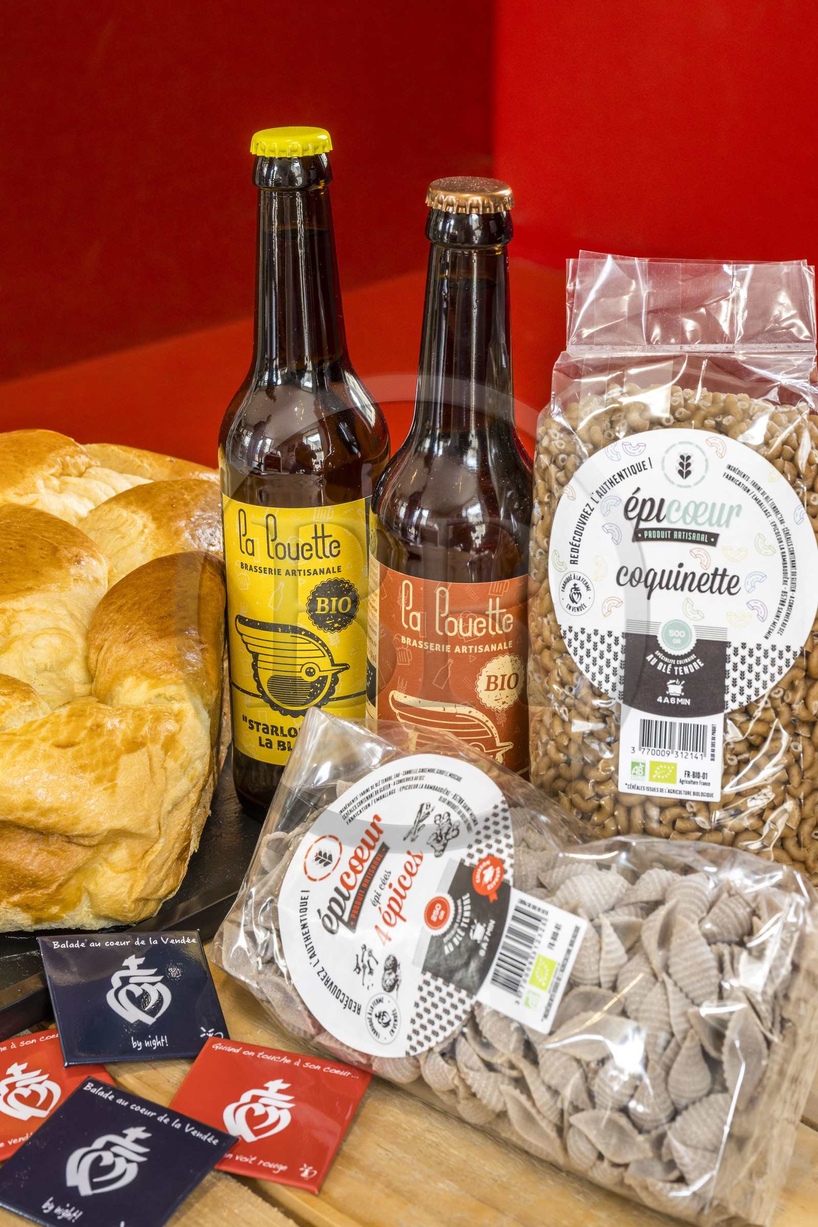 France, Vendée (85), Pouzauges, produits régionaux