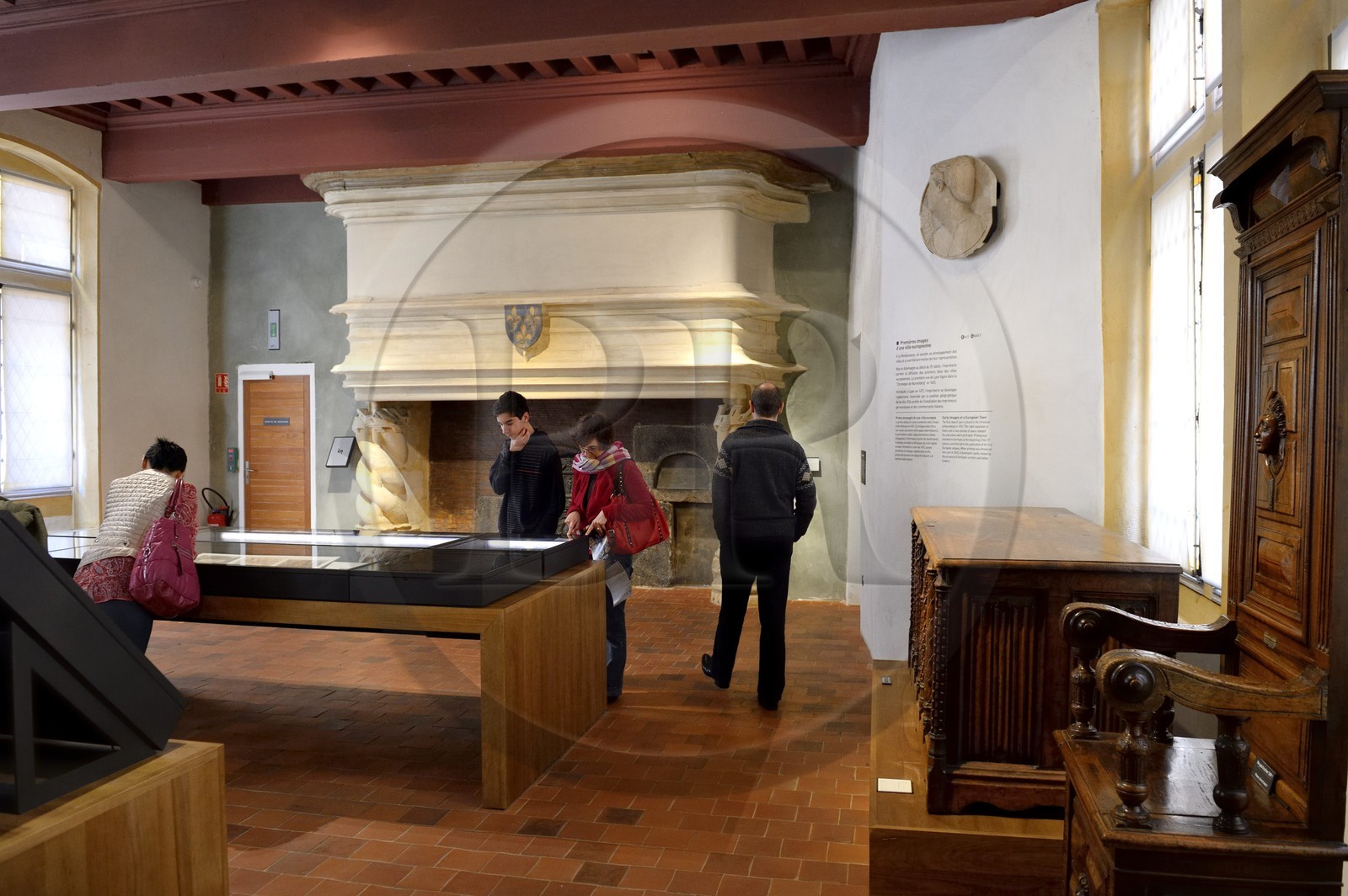 France, Rhône (69), Lyon, site historique classé Patrimoine Mondial de l'UNESCO, Vieux Lyon, musées Gadagne, Musée d'histoire de la ville de Lyon, salle Renaissance