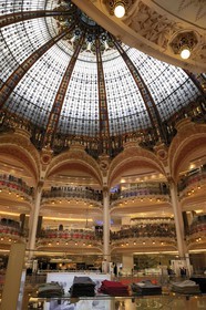 France, Paris (75), le grand magasin des Galeries Lafayette situé boulevard Haussmann