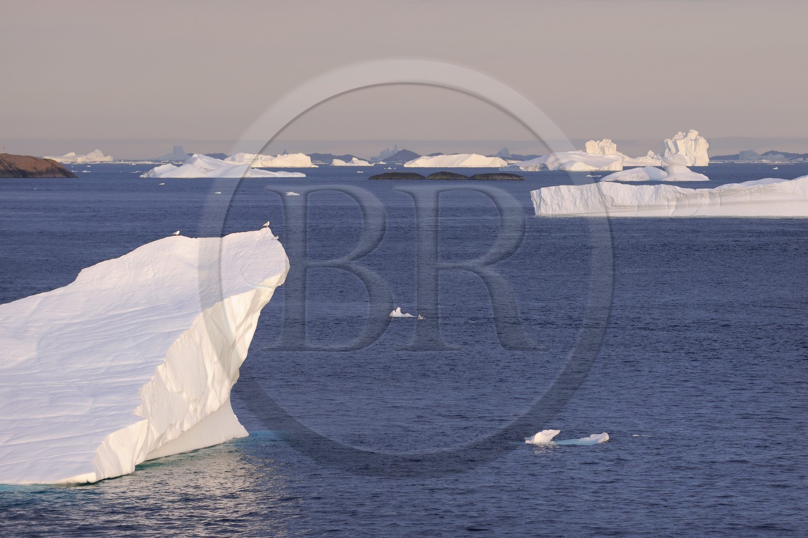 Groenland, région méridionale vers Nanortalik, iceberg