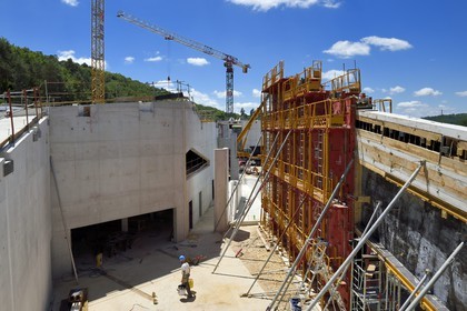France, Dordogne, Montignac, Montignac-Lascaux Parietal Art international Centre (Lascaux 4) building site