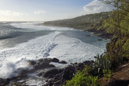 France, Reunion island (French overseas department), Petite-Ile on the southern coast, Grand-Bois beach and rocks