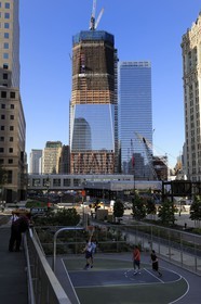 Etats-Unis, New-York, Manhattan, site de Ground Zero construction