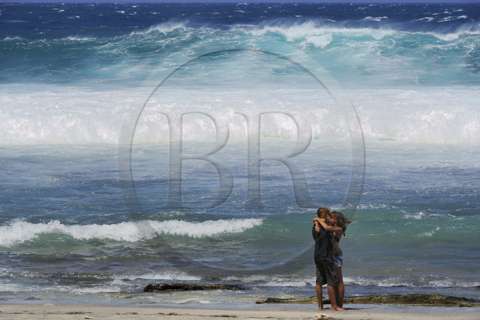 France, île de la Réunion, la côte sud, plage de Grand-Anse