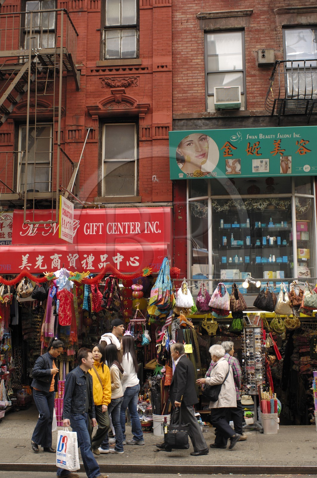 Etats-Unis, New York, Manhattan,  Mott street dans Chinatown