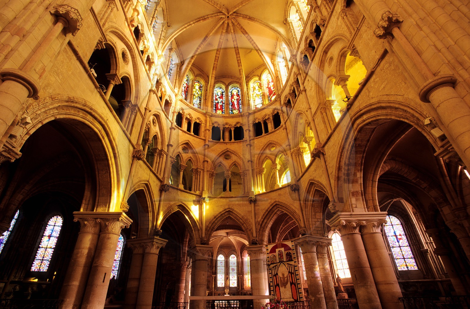 France, Haute Marne, Montier en Der, St Pierre St Paul Benedictine abbey founded in the 7th century