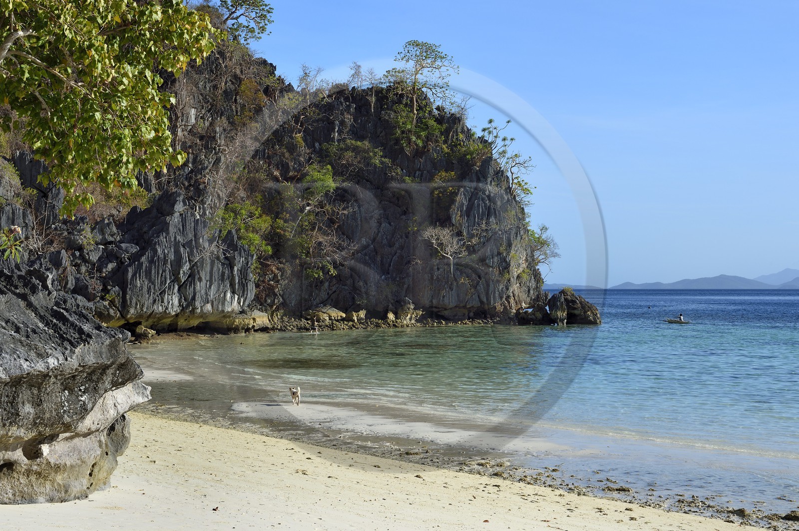 Philippines, Calamian Islands in northern Palawan, Coron Island Natural Biotic Area, Banul Beach
