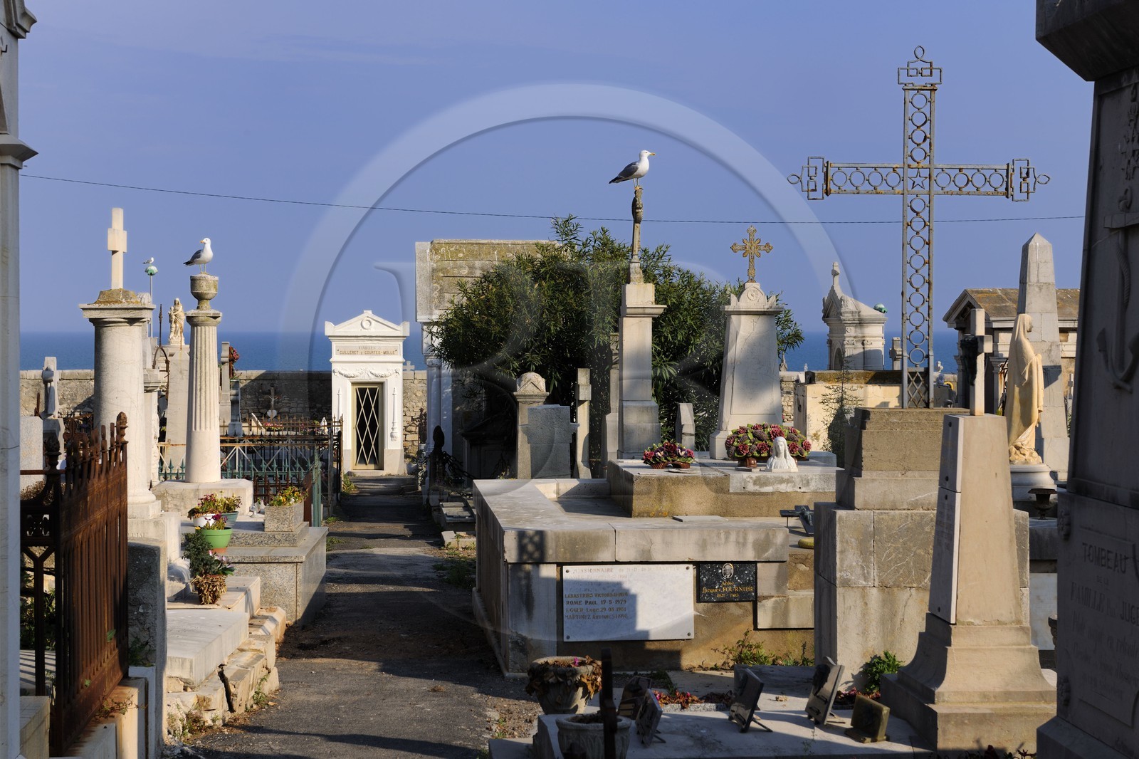 France, Herault, Sete, Paul Valery Maritime Cemetery