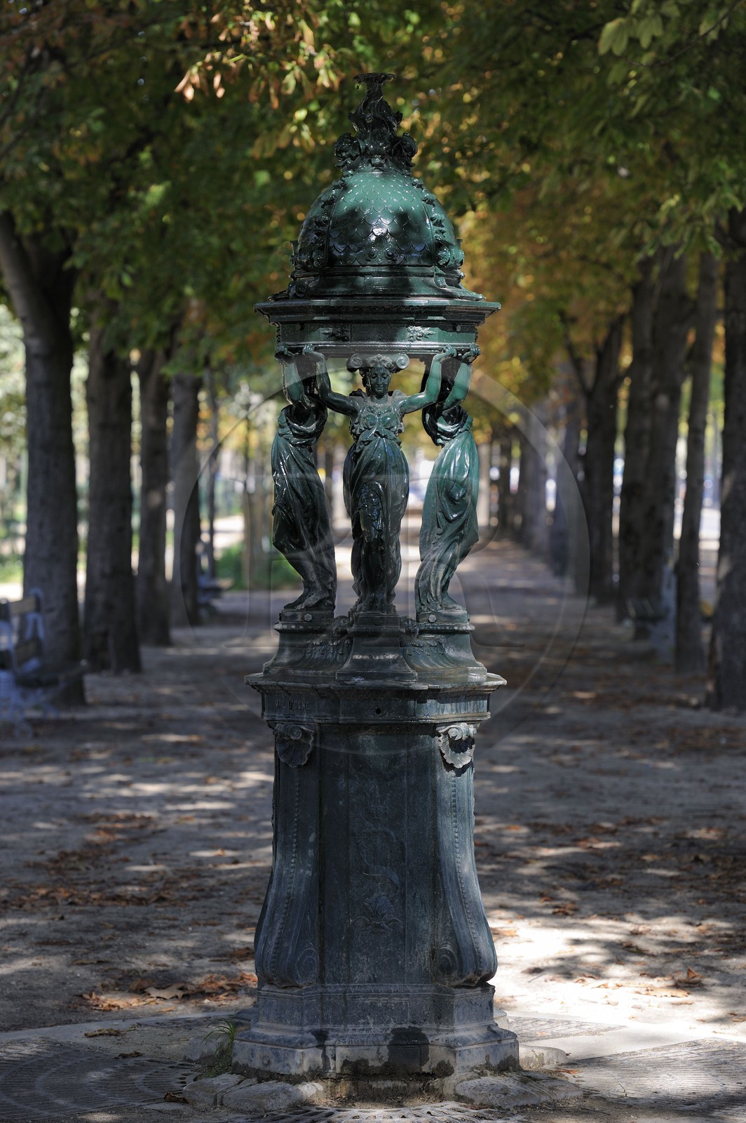 France, Paris, Wallace fountain