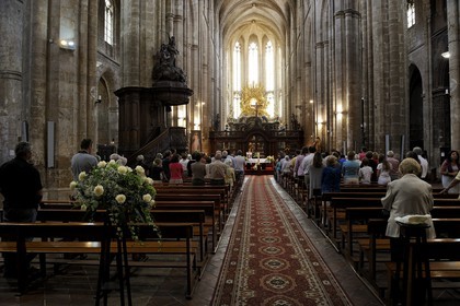 France, Var (83), Provence Verte, Saint-Maximin-la-Sainte-Baume, Basilique Sainte-Marie-Madeleine