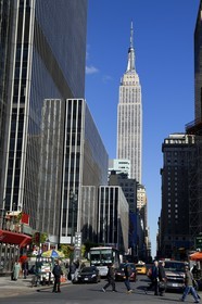 Etats-Unis, New York, Manhattan, Midtown, l'Empire State Building dans 34th Street