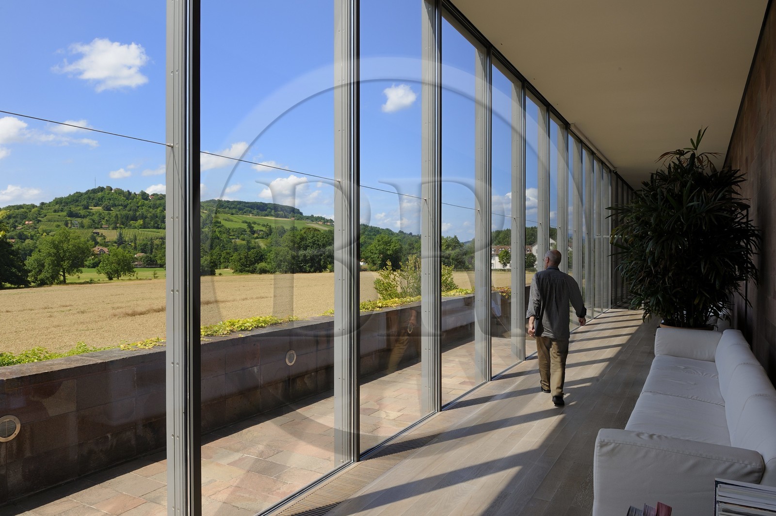 Suisse, Bâle, fondation Beyeler de l'architecte Renzo Piano