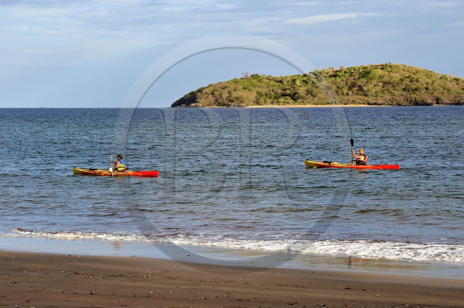 France, Mayotte island (French overseas department), Grande-Terre, Nyambadao, kayaking next to Sakouli beach
