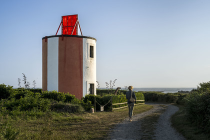 France, Finistère (29), Mer d'Iroise, Ile de Molène, le moulin Amer
