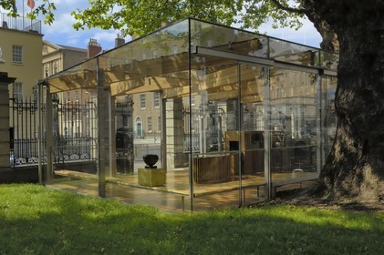 Republic of Ireland, County Dublin, Dublin, the Leinster Pavilions at the entrance of the National Museum and National Library (Bucholz McEvoy Architects)