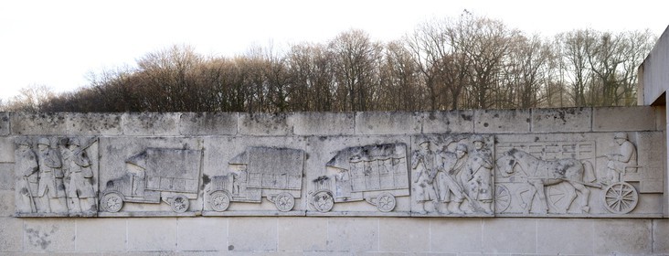 France, Meuse, Verdun area, Nixeville Blercourt, Memorial of the Voie Sacrée (Sacred Way)