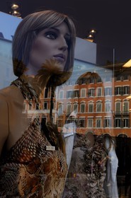 Italie, Latium, Rome, centre historique classé Patrimoine Mondial de l'UNESCO, Piazza di Spagna