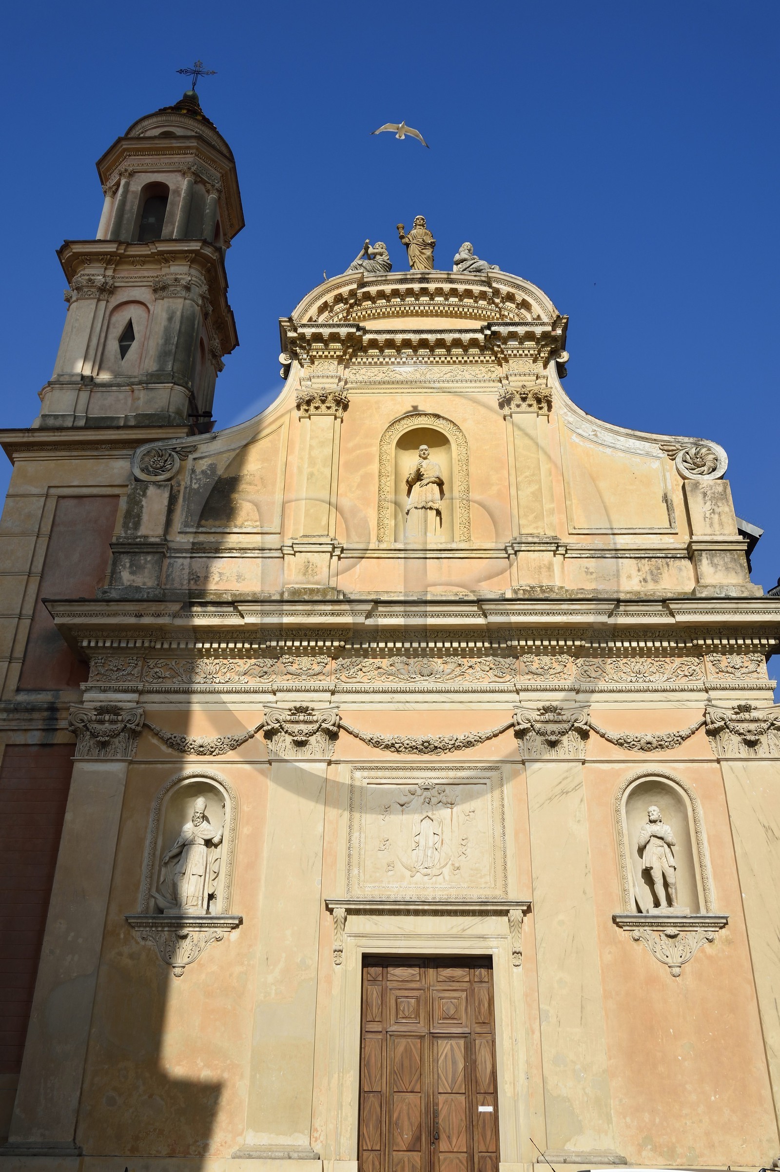 France, Alpes-Maritimes (06), Menton, la vieille ville, la chapelle des Pénitents Blancs