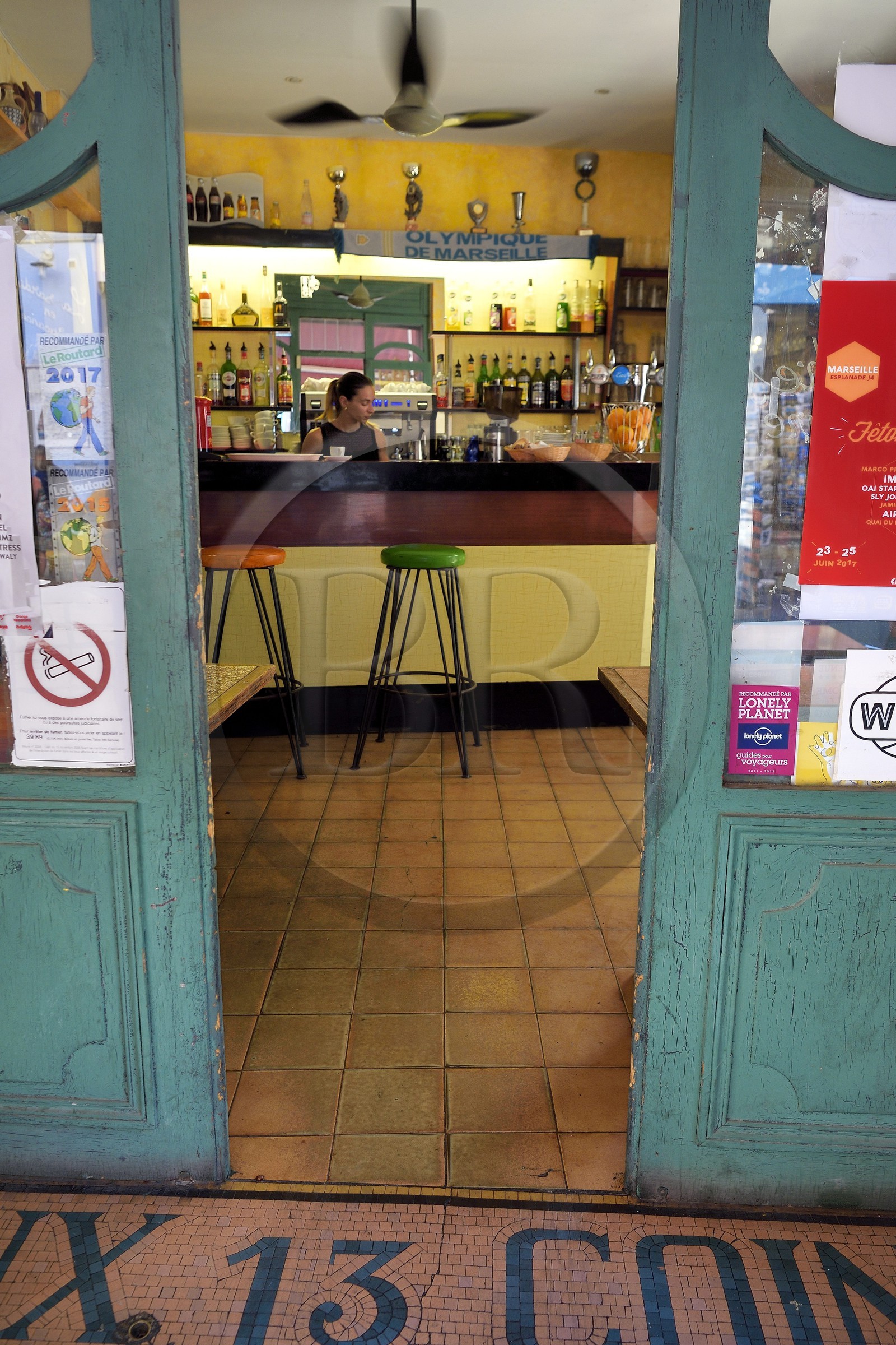 France, Bouches du Rhone, Marseille, Panier district, place des 13 Cantons, Bar des 13 coins