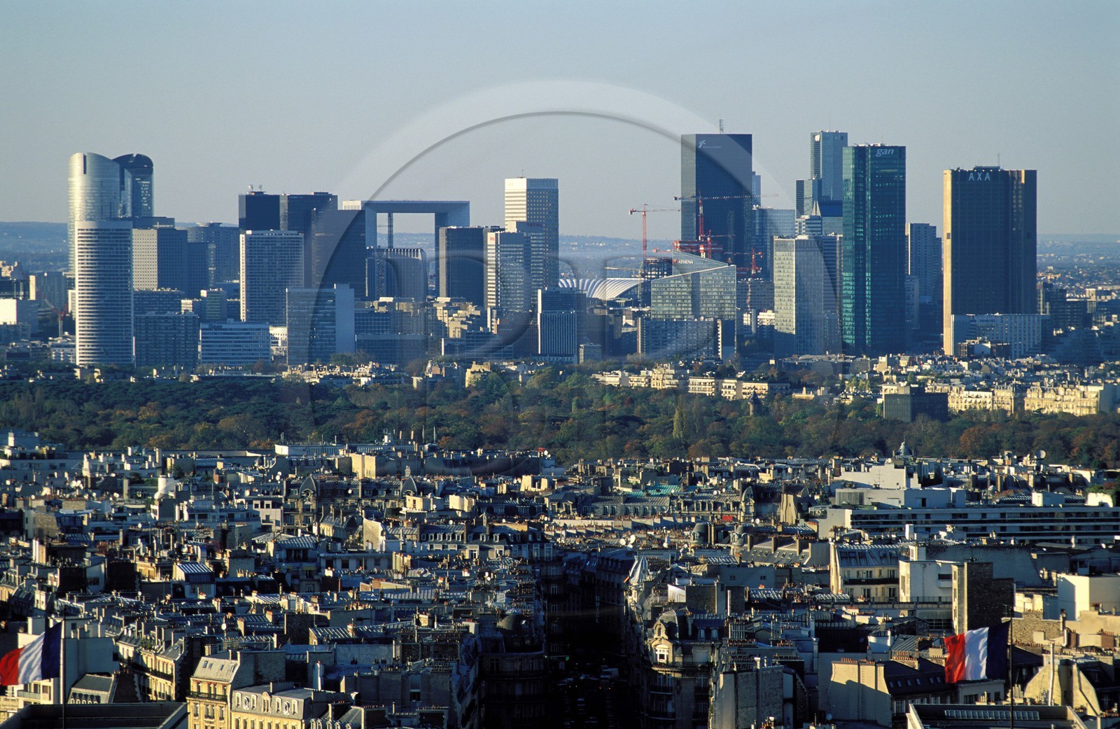 France, Hauts de Seine, la Defense area to the West of the city near Bois de Boulogne
