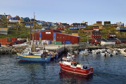 Greenland, west coast, Baffin Bay, Upernavik port
