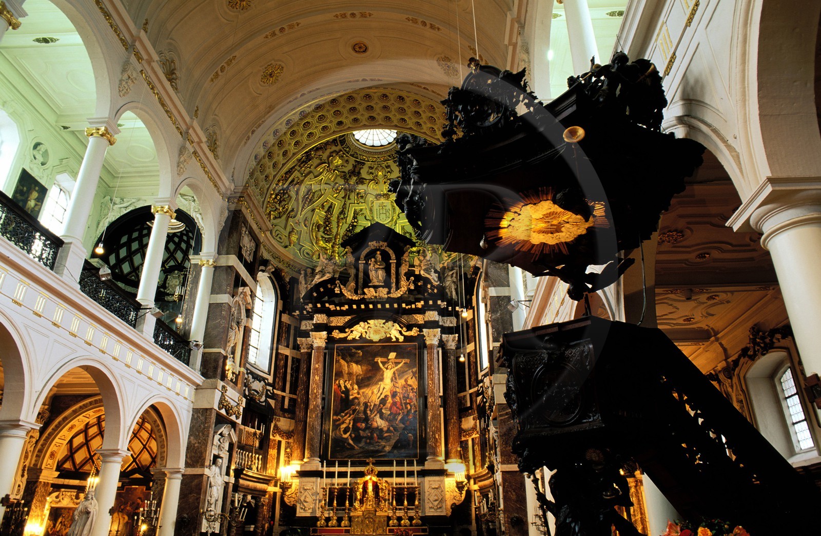 Belgique, Flandre, Anvers (Antwerpen), église des Jésuites Saint-Charles de Borromée