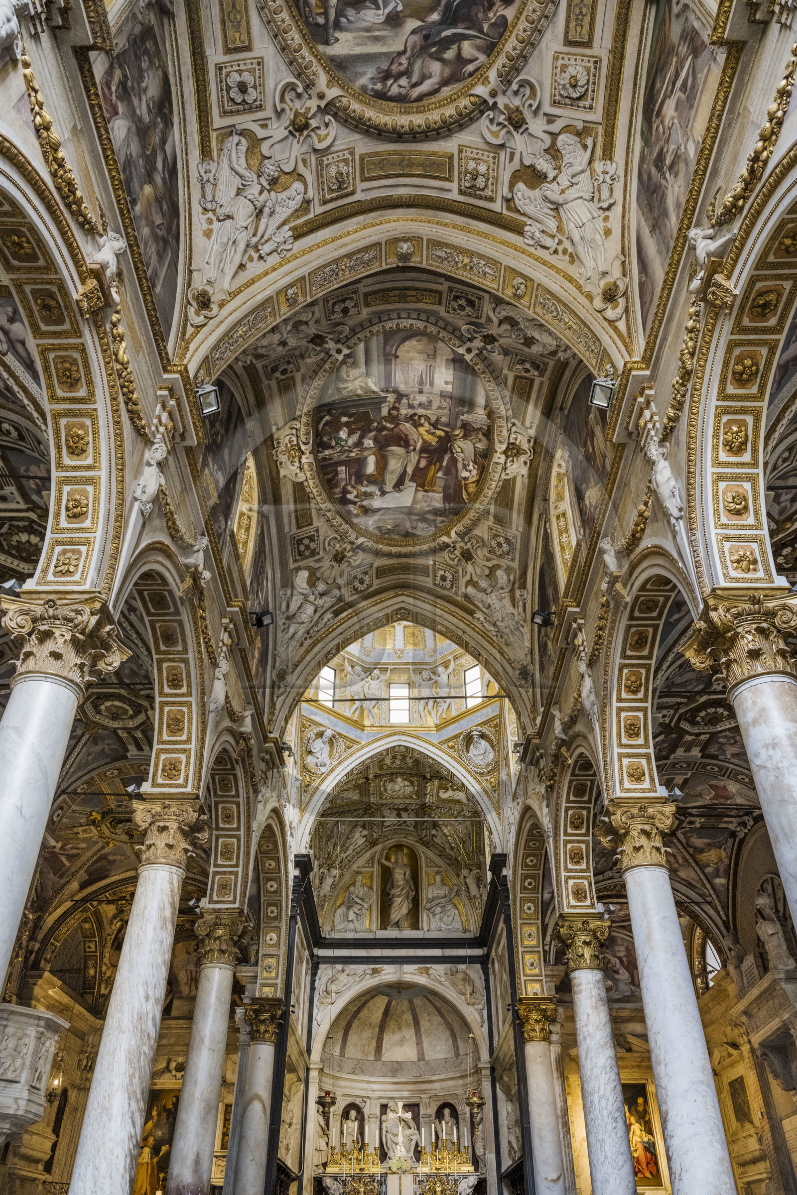 Italie, Ligurie, Gênes,  le centre historique, Chiesa di San Matteo (église de San Matteo)