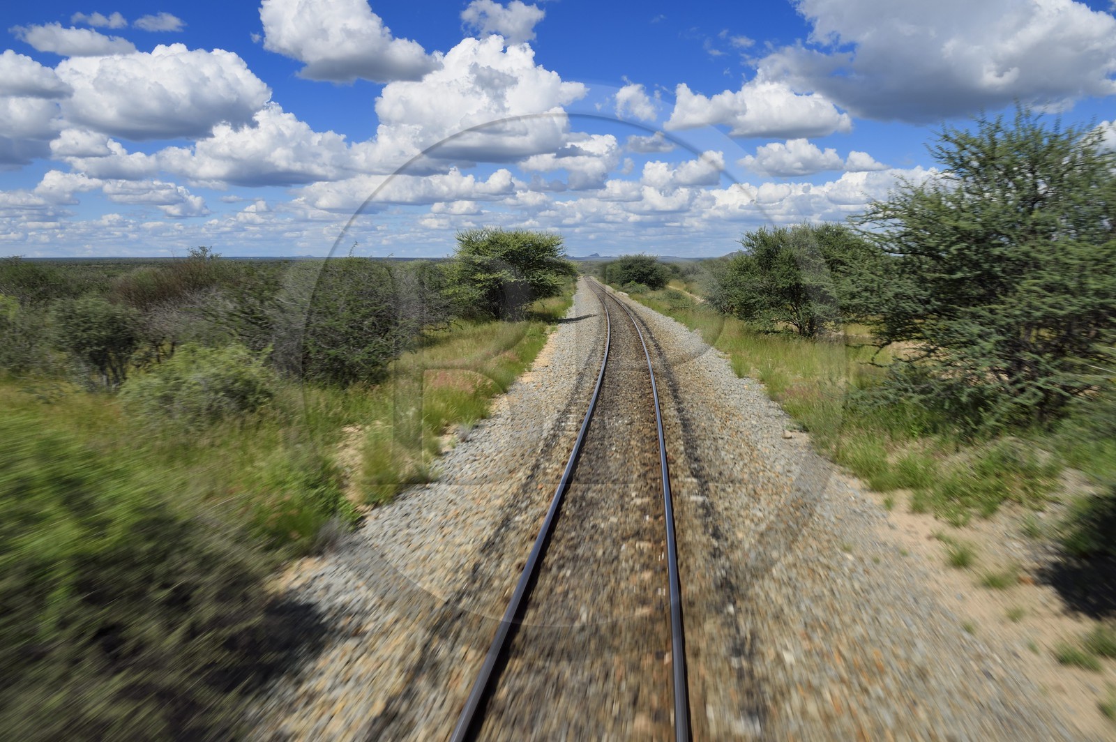 Namibia, Otjozondjupa region, railway line used by the Shongololo Express