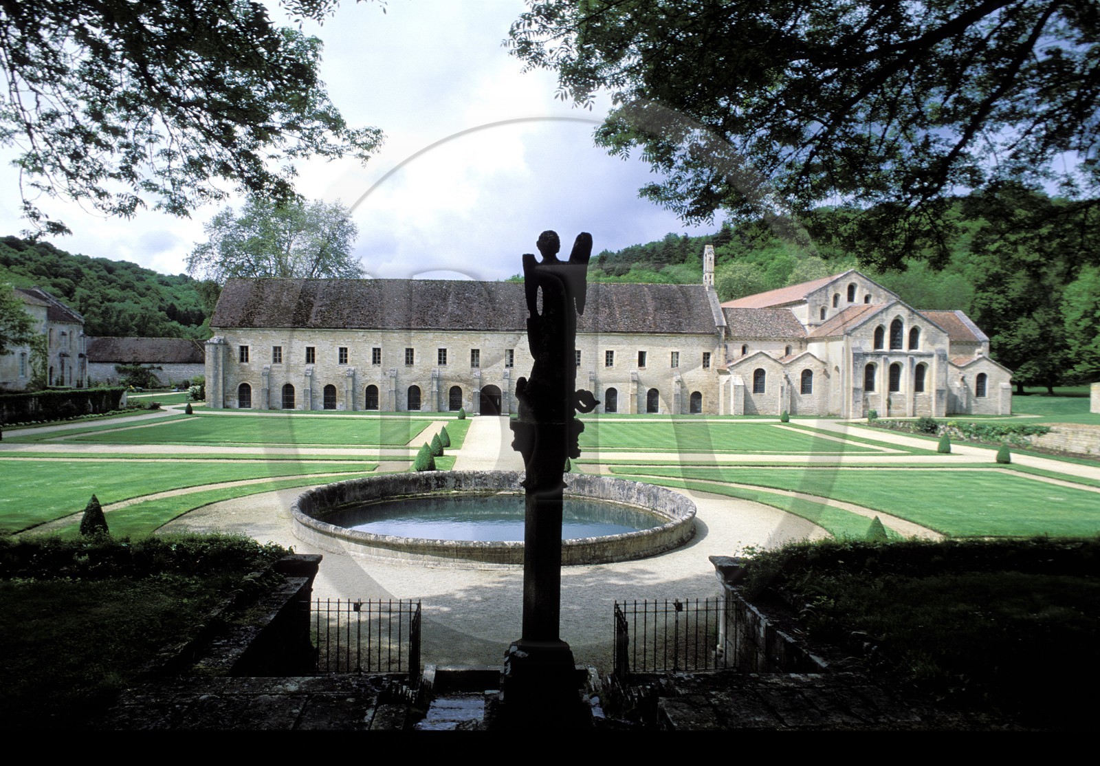France, Côte-d' Or (21), abbaye cistercienne de Fontenay fondée en 1118