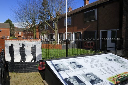Royaume-Uni, Irlande du Nord, Belfast Est, memorial aux victimes de la première guerre mondiale dans ce quartier de Newtownards Road
