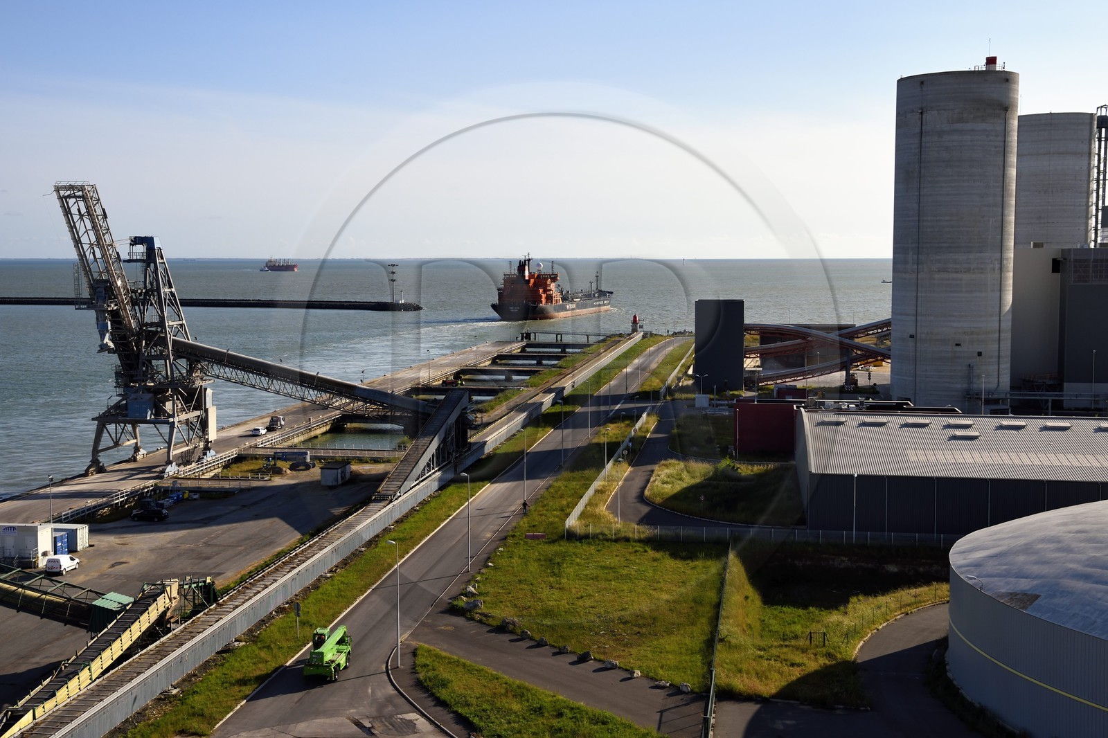 France, Charente-Maritime, La Rochelle, the Port Atlantique La Rochelle, the trade port, docks depending from Sica Atlantique company